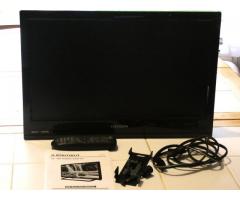19" Color HD television with remote