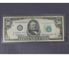 1950 D $50.00 Bill