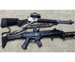 1854 Lever action and .22