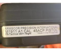 Rock island 1911 a1 fs tactical night sights