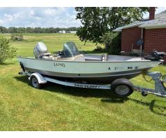 18' Lund and trailer