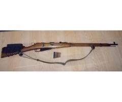 Russian Mosin bolt action rifle