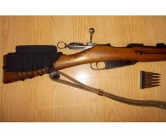 Russian Mosin bolt action rifle