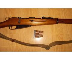 Russian Mosin bolt action rifle
