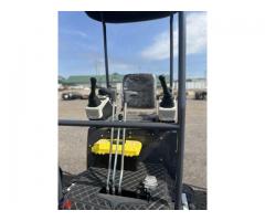 Mini Gas Excavator SDLE18P With Swing Boom, hydraulic thumb, and pilot controls