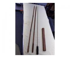 Vintage Cleaning Rods 2 Wooden and 1 Brass