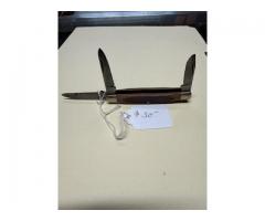 Vintage Schrade Old Timer 3 Blade Knife  Good Condition