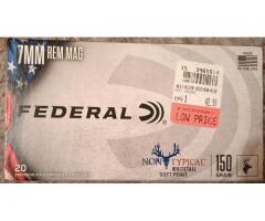 22 Savage, 12ga, 7mm Rem Mag, ammo