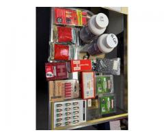 Muzzle Loading Powder , Primers , Bullets Lot For Sale .