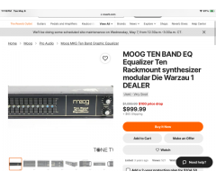 MOOG RARE 10 band equalizer