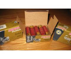 3 BOXES FEDERAL PREMIUM TURKEY SHOTSHELLS 3" 12 GA. GRAND SLAM & MAGNUM SHELLS