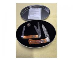 Remington American traditions 2 Piece Knife Set With Collector Tin