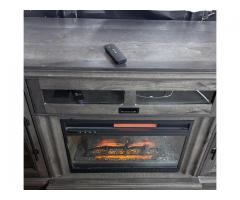 Electric fire place tv stand