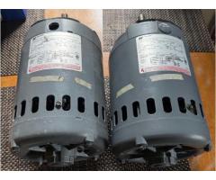 Two 1hp electric motors