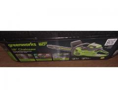 Greenworks 18in electric chainsaw
