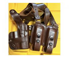 Leather shoulder holster great shape.