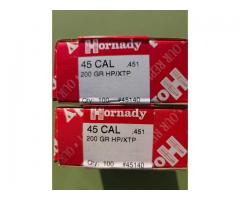 Hornady XTP 45 cal. Bullets