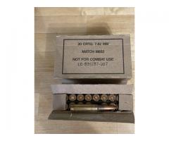 200 rds match ammo 7.62