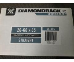 Vortex Diamondback HD 20-60x85 Straight Spotting Scope DS-85S, used