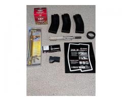 Armalite M15 Target Rifle with a lot of extras.