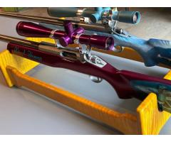 6PPC BENCHREST RIFLE CUSTOM TIME PRECISION & LEUPOLD 45X45 COMPETITION SCOPE