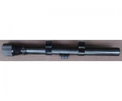 Weaver Gloss Black D-4 4X 7/8