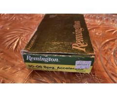 Remington ACCELERATOR 30-06 SPRINGFIELD AMMO CENTER FIRE CARTRIDGES 55 GR. R30069
