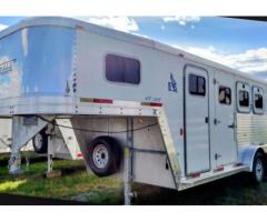 2003 EXISS 3 Horse Slant Trailer