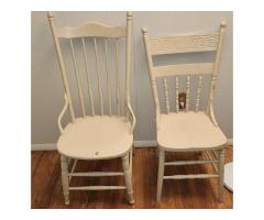 Mismatched antique chairs - $5 each