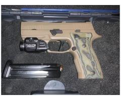 Sig P320 AXG Scorpion 9mm with Streamlight TLR 7x