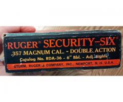 1970s NOS ruger 357 police revolver