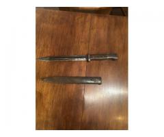 Bayonet and knives