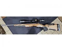 Savage BMAG 17 WSM heavy barrel with ammo