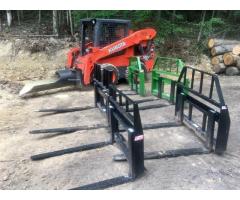 Kivel Skid Steer Pallet Forks