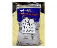 Winchester .284 Win New Unprimed Brass 50 Pcs