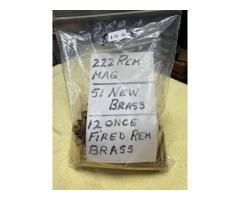 Remington 222 Rem Mag New Un Primed Brass