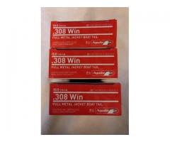 AGUILA 308 WIN 150GR AMMO - 3 BOXES, 60 ROUNDS
