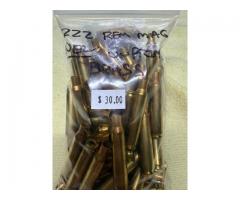 Remington .222 Rem Mag Unprimed Brass NEW