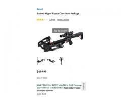 Barnett Hyper Raptor Crossbow Package