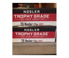 28 Nosler ammo