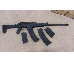 AK shotgun with mags.