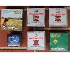 Six New Boxes Shotgun Shells; one 12 GA Field, four 20 GA Field & Target, one .410 GA Target