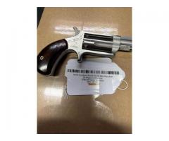 North American Arms Mini Revolver 22 Mag With Leather Holster