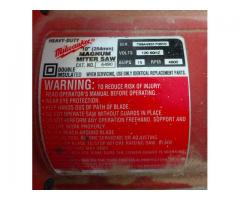 Milwaukee miter saw