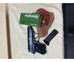 Iver Johnson .25 Auto with Holster plus ammo .  Sale !