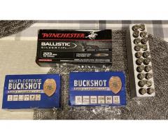 Winchester 223 ballistic silver tip, noble sports 12 gauge box shot