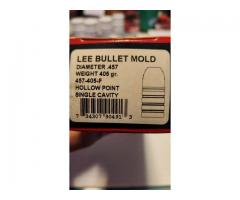 bullet casting mould  Lee 457-405-F   hollow point