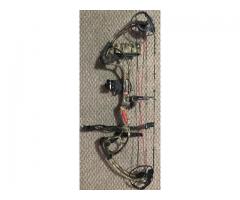 PSE Interia compound bow, full setup